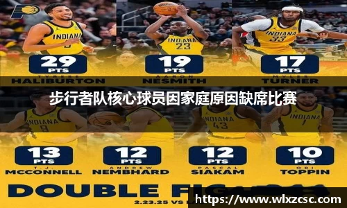 步行者队核心球员因家庭原因缺席比赛