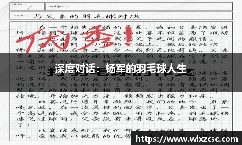 深度对话：杨军的羽毛球人生